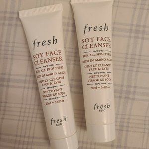 2 Fresh Soy Face Cleansers, 20ml each
